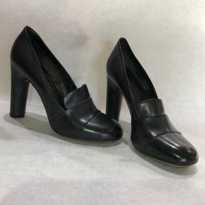Roberto Del Carlo Black Leather pumps